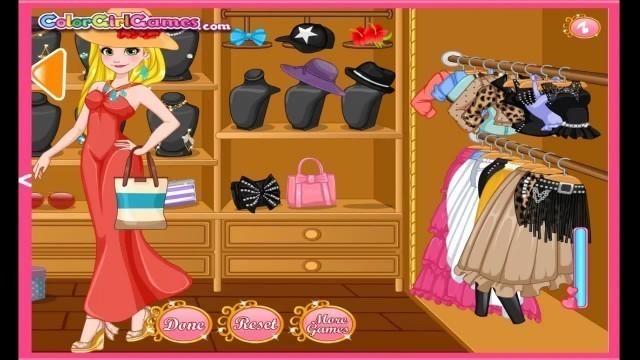 'Disney Princess Fashion Boutique Cartoon Video Game For Girls'