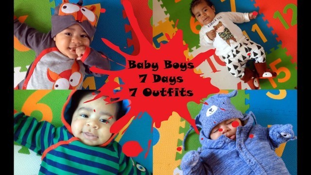 'Baby Boys 7 Days 7 Outfits OOTD | OOTW'