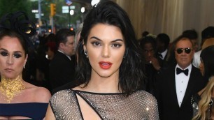 'Kendall Jenner\'s Butt on Full Display in INSANE 85,000 Crystal G-String Dress at 2017 Met Gala'