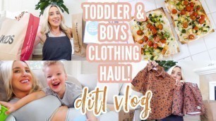 'Toddler + Boys Clothing Haul! + DITL Vlog | Olivia Zapo'