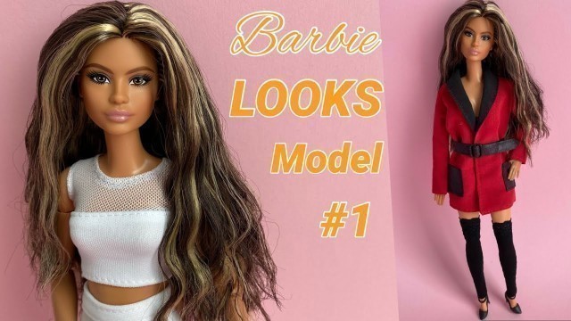 'Unboxing Barbie Looks doll model 1.Handmade clothes for barbie dolls.'