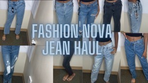 'Fashion Nova Jeans Try-On Haul ( Size 0 )'
