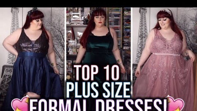'✨ MY TOP 10 PLUS SIZE FORMAL DRESSES! ✨| (Wish, SHEIN, ASOS, Fashion Nova, Boohoo, Forever 21) ✨'