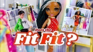 'Does the Fit Fit? Barbie x Rainbow High Closet'