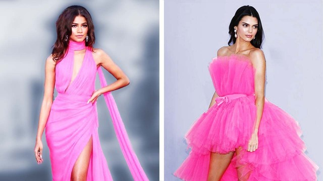 'Kendall Jenner vs. Zendaya who wore it best #shorts'