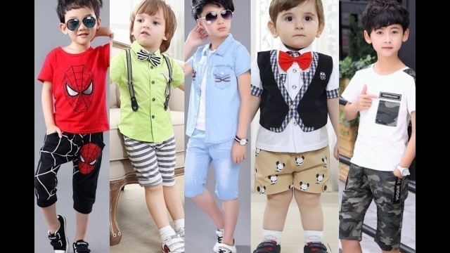 'latest kids Boys Summer casual outfits 2020 | Children Casual summer wear clothes | Baby Boy Shorts'
