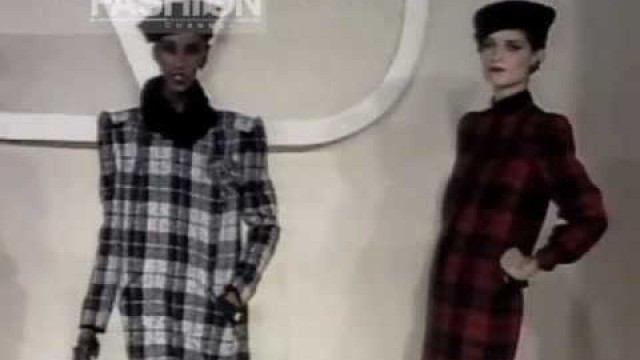 '\"Valentino\" Autumn Winter 1984 1985 Milan Pret a Porter Woman by Canale Moda'