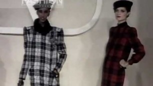 '\"Valentino\" Autumn Winter 1984 1985 Milan Pret a Porter Woman by Canale Moda'