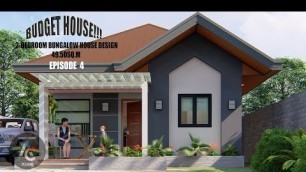 'Low cost 2-Bedroom Bungalow House(Budget House Design) 49.50sq.m'