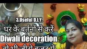 'Diwali decor ideas at home .#Diwali decor ideas in zero budget .#Diwali decoration ideas .'