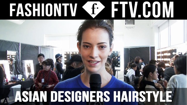 'Asian designers Hairstyle NY Fashion Week 2017 | FashionTV'
