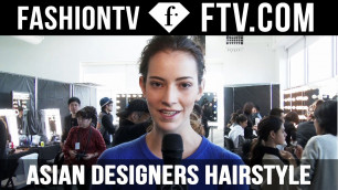 'Asian designers Hairstyle NY Fashion Week 2017 | FashionTV'