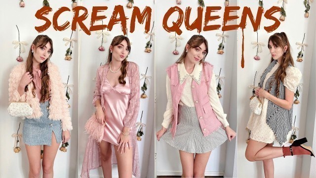 'Chanel Oberlin from Scream Queens Lookbook | Glam & Girly Fall Outfits 2021'