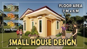 'Small House Design / Low Cost (7Mx6M) by : junliray Creations'
