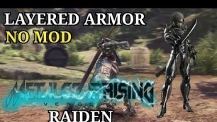 'Raiden Metal Gear Rising Revengeance - MHW: Iceborne Layered Armor Fashion'