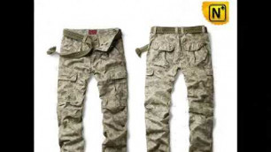 'Men\'s Skinny Camo Cargo Hunting Pants CW100056 www.cwmalls.com'