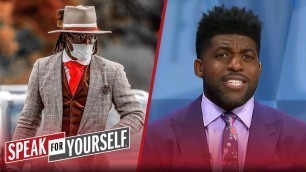 'Emmanuel Acho reacts to Jeff Garcia’s criticism of Cam\'s wardrobe | NFL | SPEAK FOR YOURSELF'