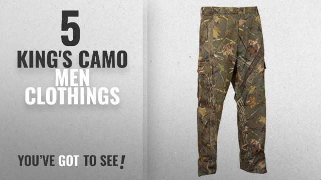 'Top 10 King\'S Camo Men Clothings [ Winter 2018 ]: Kings Camo Men\'s Classic Six Pocket Woodland'