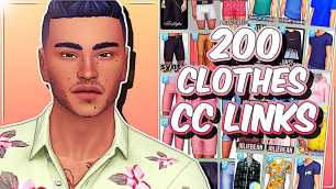 'The Sims 4 | MAXIS MATCH MALE CLOTHES COLLECTION | Custom Content Showcase + Links'