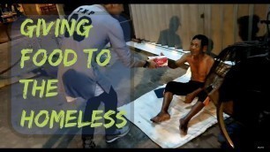 'GIVING FOOD TO THE HOMELESS !!! - (SHARE HAPPINESS #2)'