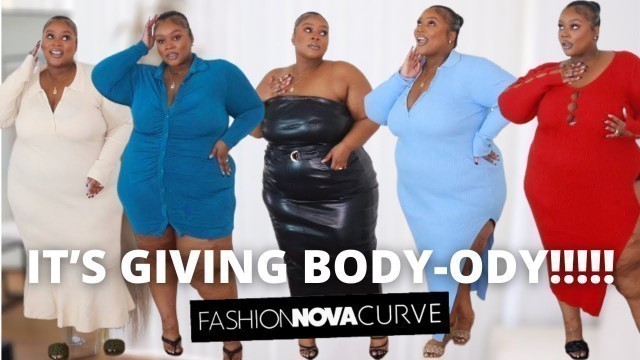 'THE SEXIEST PLUS SIZE DRESSES FOR FALL?! | FASHION NOVA CURVE TRY ON HAUL| SIZE 3X'