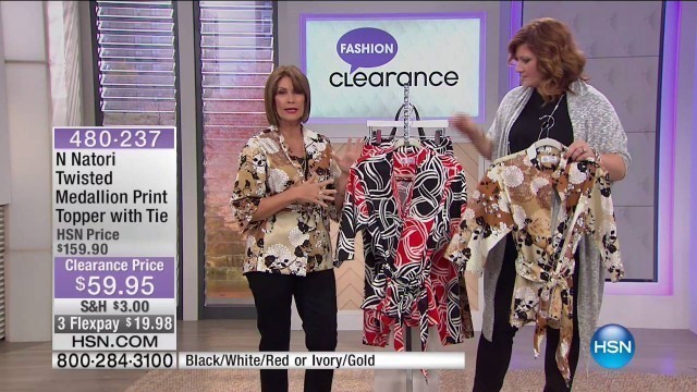 'HSN | Fashion & Accessories Clearance Up To 60% Off 09.01.2016 - 02 PM'