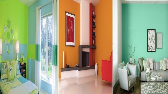 'Best Color Combinations for Living Room Wall, Interior Wall Color Ideas #SanPriArt #ColorCombination'