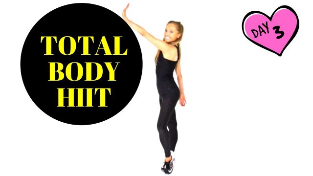 'TOTAL BODY HIIT  WEIGHT LOSS CARDIO WORKOUT - HOME FITNESS EXERCISE ROUTINE - SUITABLE FOR EVERYONE'