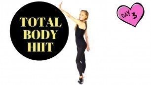 'TOTAL BODY HIIT  WEIGHT LOSS CARDIO WORKOUT - HOME FITNESS EXERCISE ROUTINE - SUITABLE FOR EVERYONE'