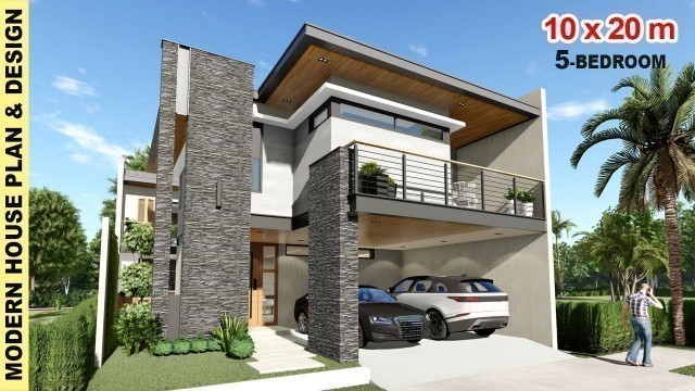 'Ep-14 | 2 STOREY 5 BEDROOM HOUSE DESIGN (10x 20m LOT) | Modern House Design | NEKO ART'