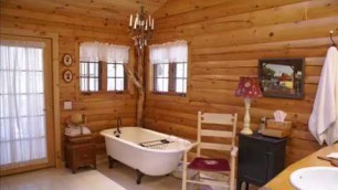 'Log Home Bathroom Decorating Ideas'