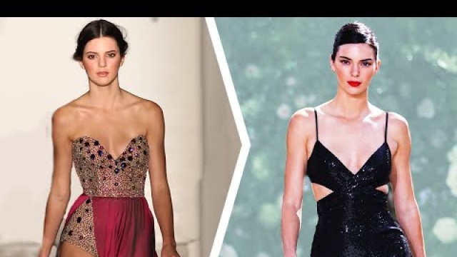 'Kendall Jenner runways then Vs. now #shorts'