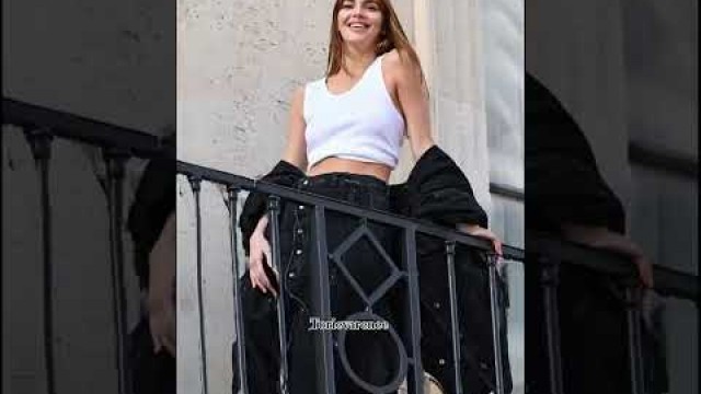 'Kendall Jenner out for Balcony Photoshoot during Paris Fashion Week 2022'