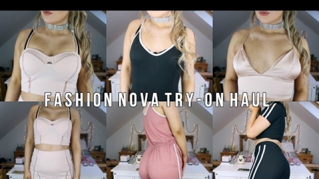 'Glam Try - On Clothing Haul | Fashion Nova!'