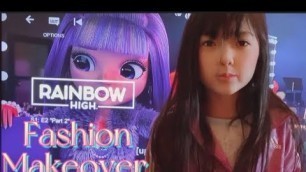 'My Favorite Shows! Rainbow High. Fashion show, fashion makeover.'