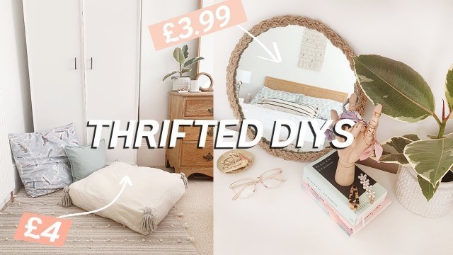 'Thrifted Room Decor DIYs on a budget | Home Decor Ideas 2019'