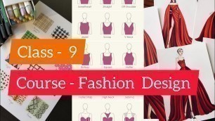 'FREE ONLINE  FASHION DESIGINING  COURSE // Fashion Sketch (Beginners)'