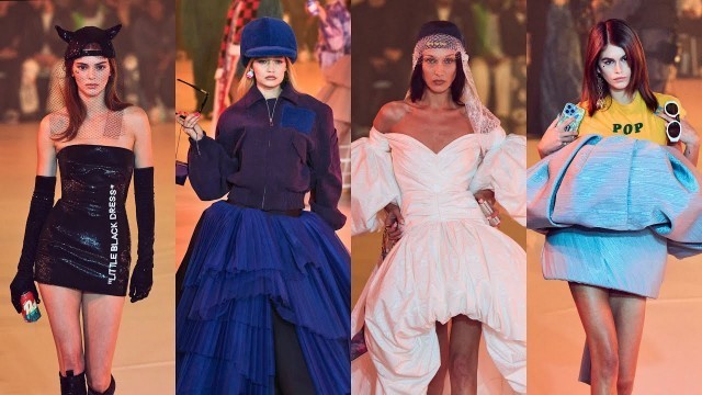 'Kendall Jenner, Gigi Hadid, Bella Hadid & Kaia Gerber Walk for Off-White Fall/Winter 2022'