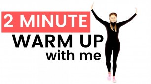 'HOME FITNESS WARM UP ROUTINE - APARTMENT FRIENDLY - WARM UP EXERCISE WORKOUT VIDEO LUCY WYNDHAM-READ'