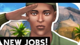 'THE SIMS 4 // MOD REVIEW | NEW JOBS! MILITARY, EDUCATION + FASHION!'