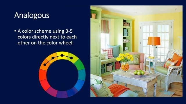 'Warm and Cool Colors & Color Schemes Lesson Interior Design I'