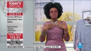 'HSN | HSN Today: SERENA WILLIAMS Signture Statement Fashions 03.01.2017 - 08 AM'