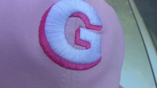 'GOLF WANG 3D G POLO STRAPBACK HAT PINK'