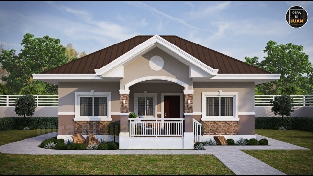 'BUNGALOW HOUSE DESIGN -  3 BEDROOM SIMPLE HOUSE DESIGN'