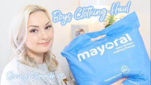 'MAYORAL CLOTHING HAUL & GIVEAWAY 2019 AD | BOYS CLOTHING HAUL SPRING SUMMER 2019 | ELLIS SARA SMITH'