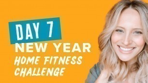 'Day 7: New Year Home Fitness Challenge with Ellie Krueger'