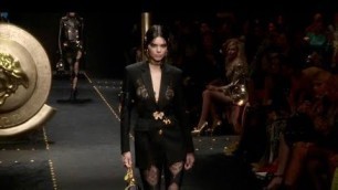 'Kendall Jenner, Kaia Gerber, Bella Hadid and more on the runway for the Versace Fashion Show'