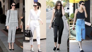 'Kendall Jenner\'s Best Street Styles with simple look'