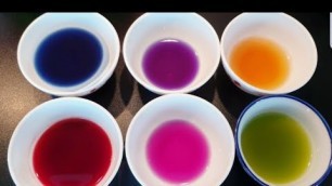 '100% Natural Organic Food Colour |Home Made Food Colorings|RED,BLUE,VIOLET,ROSE,ORANGE,GREEN'