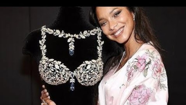 'USUK News Lais Ribeiro poses with $2 million Victoria\'s Secret Fantasy Bra behind the scenes HD'